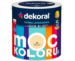 Dekoral Farba MOC KOLORU 2,5L Piasek Pustyni