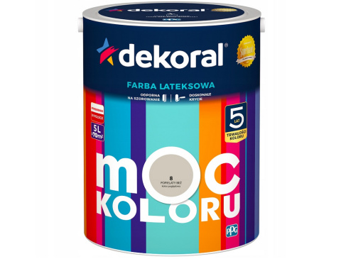 Dekoral Farba MOC KOLORU 5l Popielaty Beż