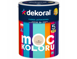Dekoral Farba MOC KOLORU 5l Latte Macchiato