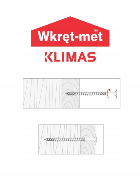 Wkręty Talerzowe Do Drewna WKCP 6x140 (100szt)