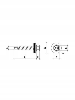 Wkręty Farmerskie WFD 4.8x35 OCYNK (250szt)