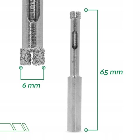 Wiertło diamentowe Stalco 6MM S-28406