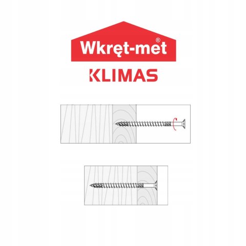 Wkręty Stożkowe Do Drewna KMWHT 6x140 (100szt)