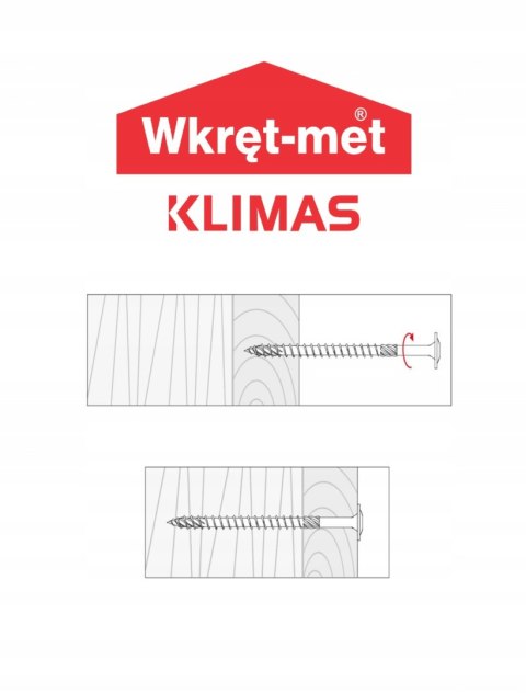 Wkręty Stożkowe Do Drewna KMWHT 6x200 (100szt)